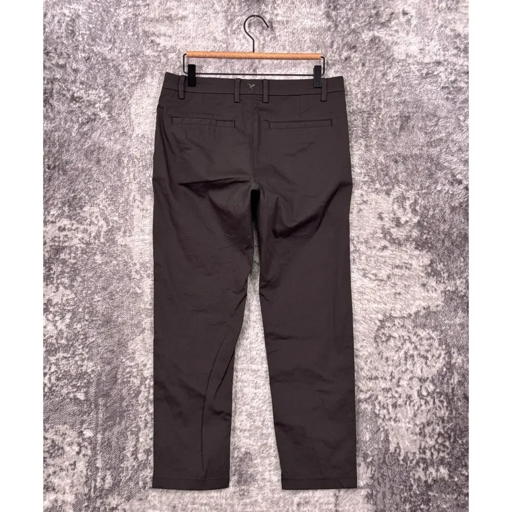 Birddogs Pants 32 x 28 Mens Chocolate Brown Slim Stretch Chino